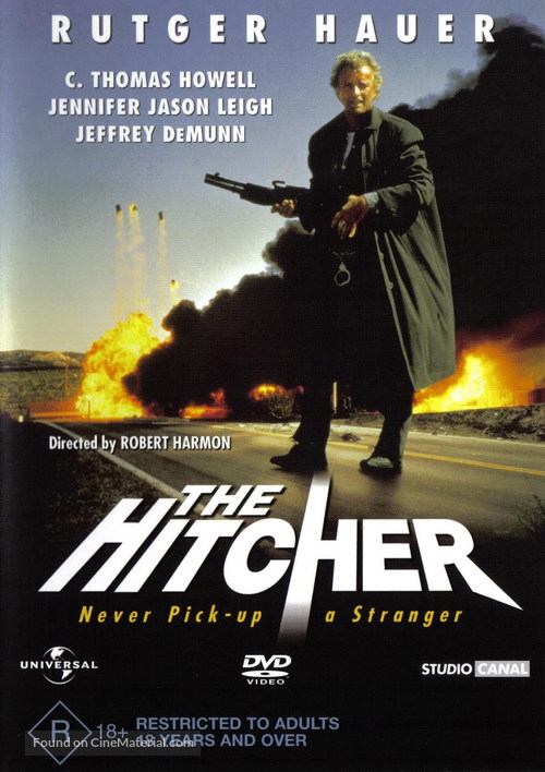 The Hitcher - Australian DVD movie cover