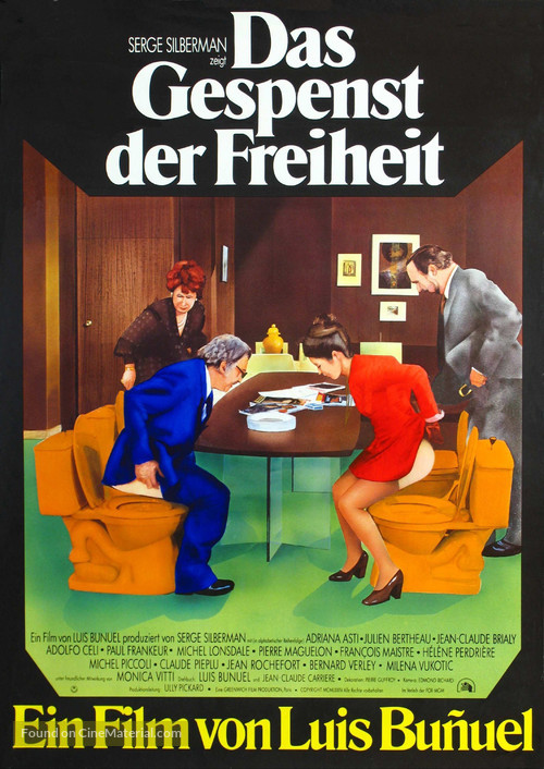La fant&ocirc;me de la libert&eacute; - German Movie Poster