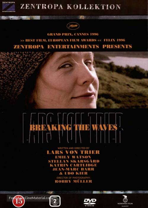 Breaking the Waves - Danish DVD movie cover