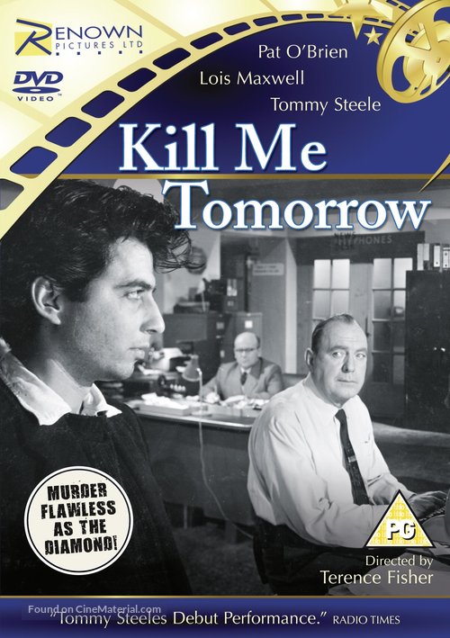 Kill Me Tomorrow - British DVD movie cover
