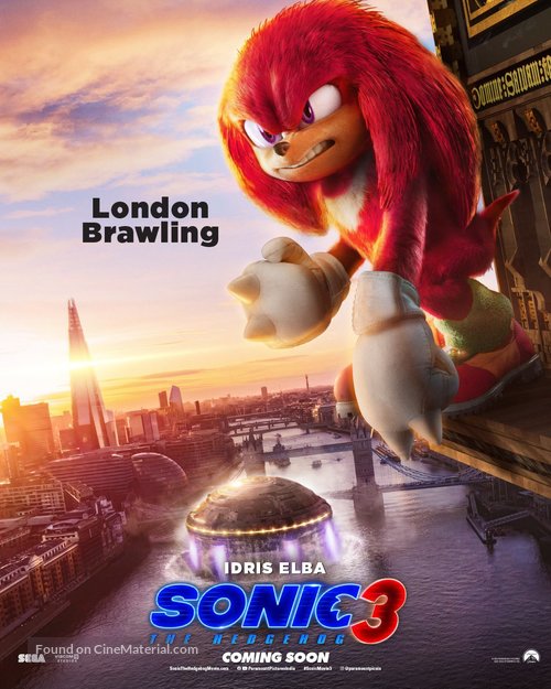 Sonic the Hedgehog 3 - Irish Movie Poster