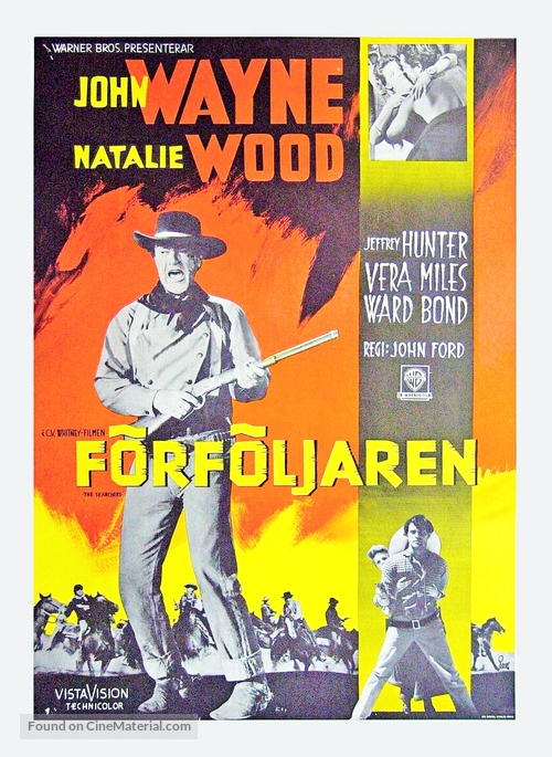 The Searchers - Swedish Movie Poster