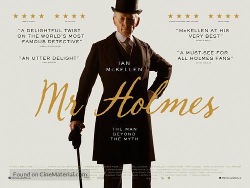 Mr. Holmes - British Movie Poster