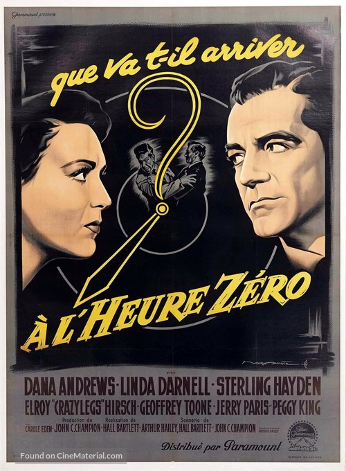 Zero Hour! - French Movie Poster