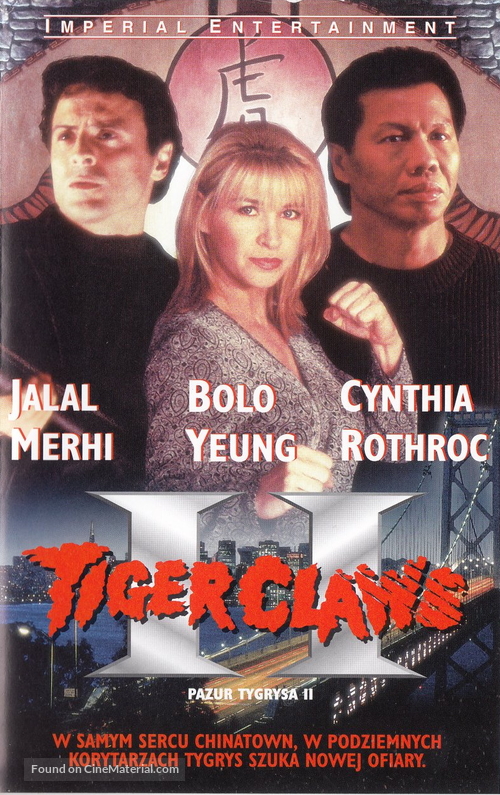 Tiger Claws II - Polish Movie Cover