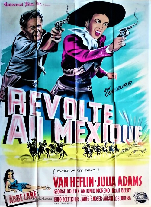 Wings of the Hawk - French Movie Poster
