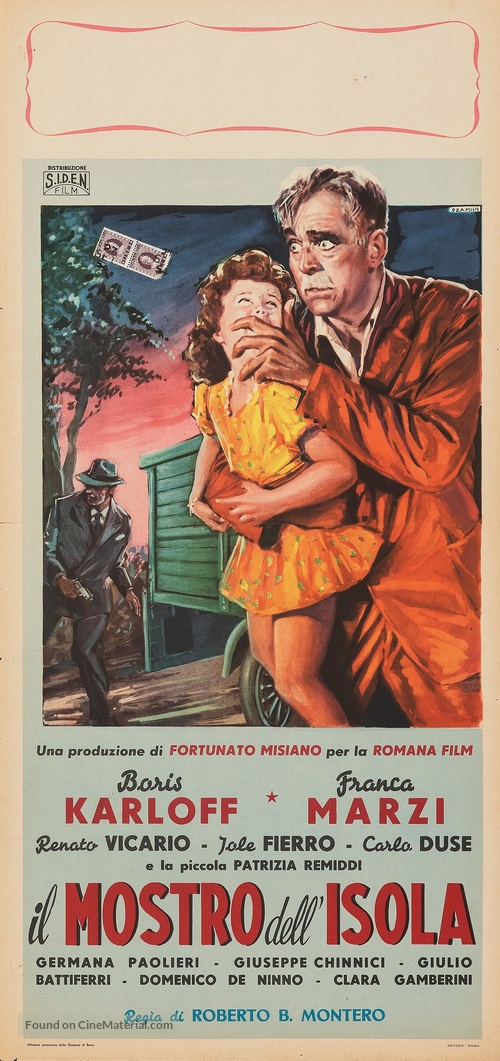 Il mostro dell&#039;isola - Italian Movie Poster