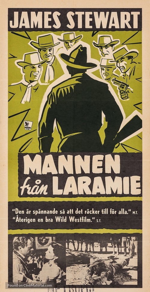 The Man from Laramie - Swedish Movie Poster