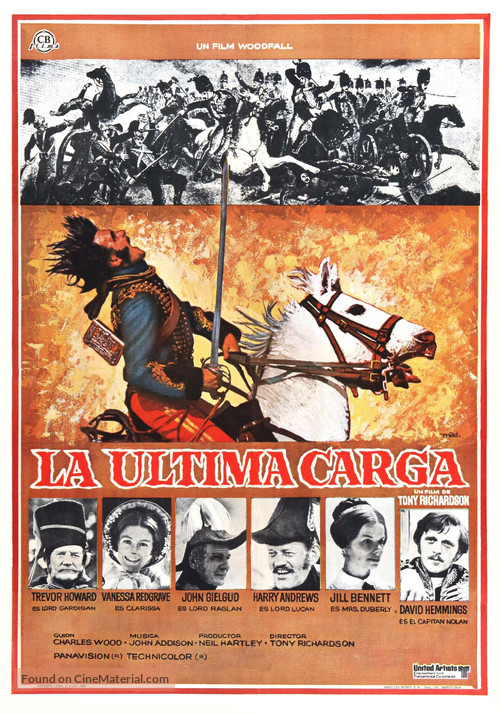 The Charge of the Light Brigade - Spanish Movie Poster