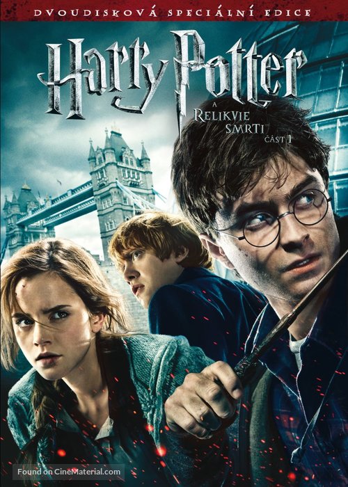 Harry Potter and the Deathly Hallows - Part 1 - Czech DVD movie cover