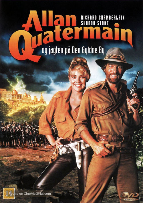 Allan Quatermain and the Lost City of Gold - Danish DVD movie cover