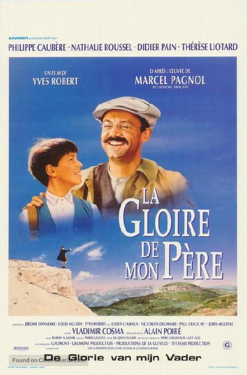 La gloire de mon p&egrave;re - Belgian Movie Poster