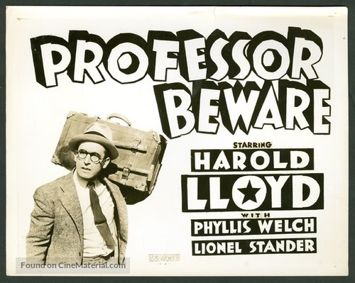 Professor Beware - Movie Poster