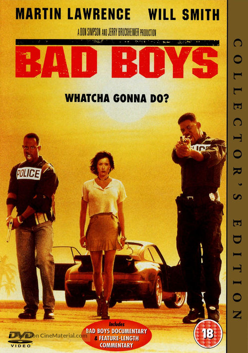 Bad Boys - British DVD movie cover