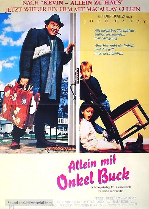 Uncle Buck - German Movie Poster