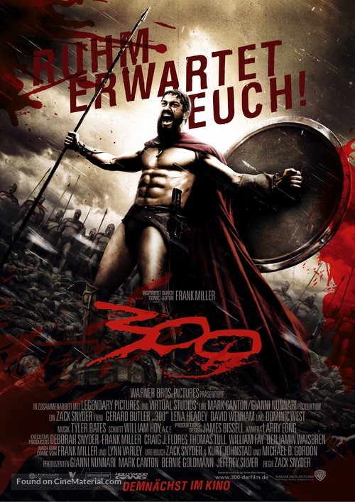 300 - German Movie Poster