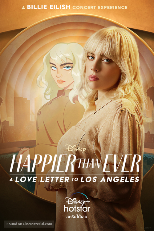 Happier than Ever: A Love Letter to Los Angeles - Thai Movie Poster