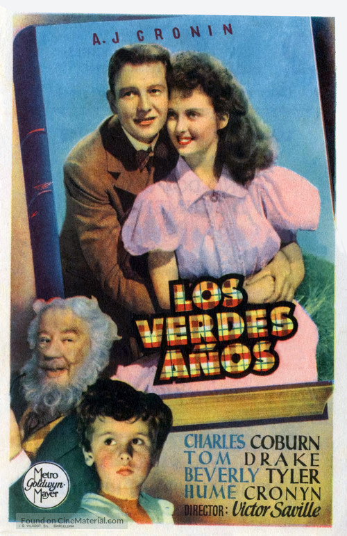 The Green Years - Spanish Movie Poster