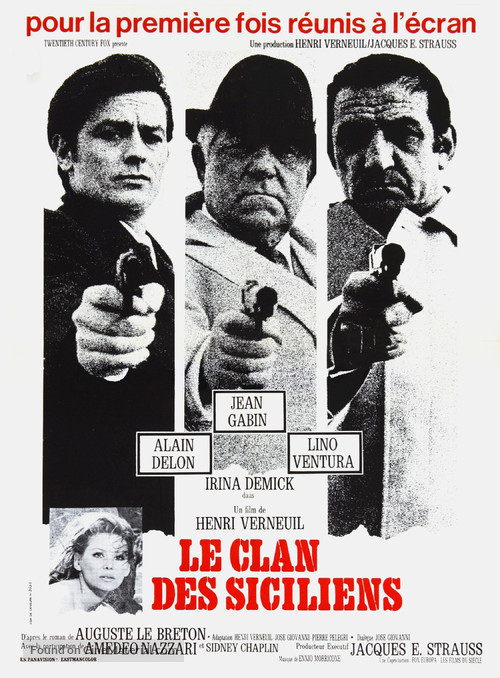 Le clan des Siciliens - French Movie Poster