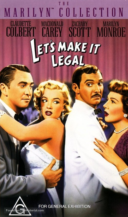 Let&#039;s Make It Legal - Australian VHS movie cover