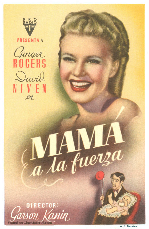 Bachelor Mother - Spanish Movie Poster