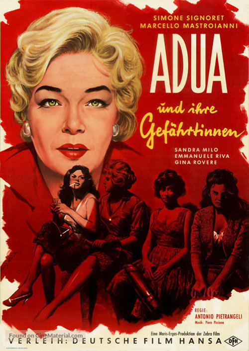 Adua e le compagne - German Movie Poster