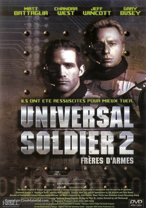 Universal Soldier II: Brothers in Arms - French DVD movie cover