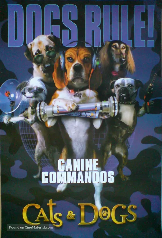 Cats Dogs 2001 Movie Poster cats-dogs-2001-movie-poster