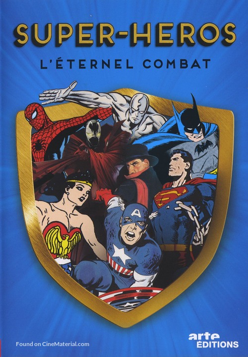 &quot;Superheroes: A Never-Ending Battle&quot; - French DVD movie cover