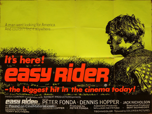 Easy Rider - British Movie Poster