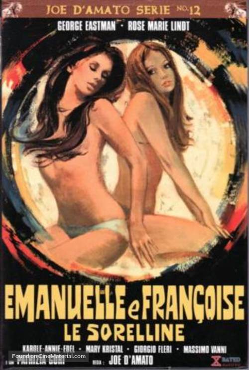 Emanuelle e Fran&ccedil;oise le sorelline - Italian DVD movie cover