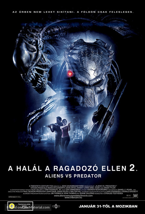AVPR: Aliens vs Predator - Requiem - Hungarian Movie Poster
