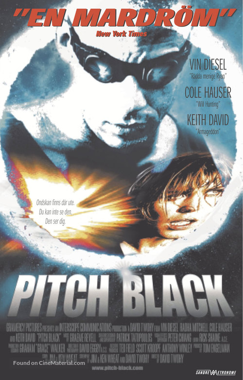 Pitch Black - Swedish Movie Cover