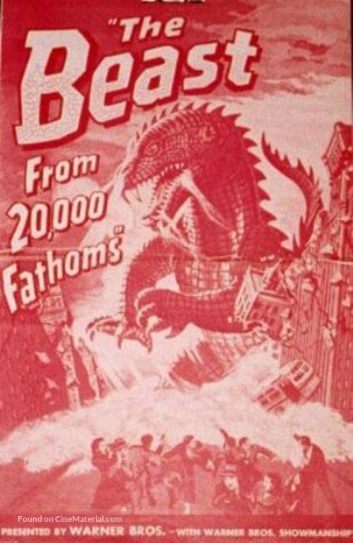 The Beast from 20,000 Fathoms - poster
