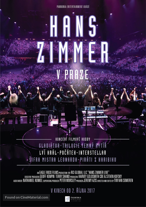 Hans Zimmer Live on Tour - Czech Movie Poster