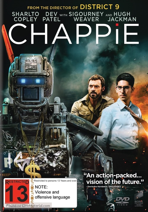 Chappie - New Zealand DVD movie cover