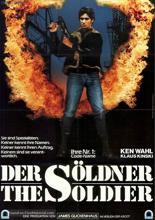 The Soldier - German Movie Poster