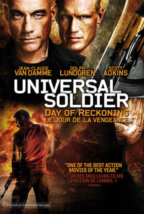 Universal Soldier: Day of Reckoning - Canadian DVD movie cover