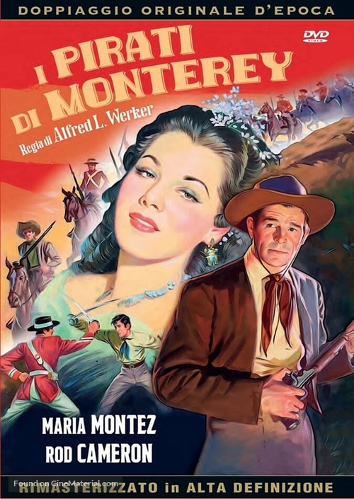 Pirates of Monterey - Italian DVD movie cover