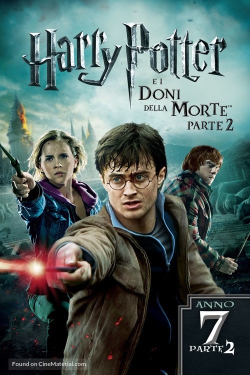 Harry Potter and the Deathly Hallows: Part II - Italian Video on demand movie cover