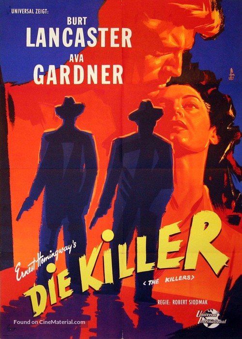 The Killers - German Re-release movie poster