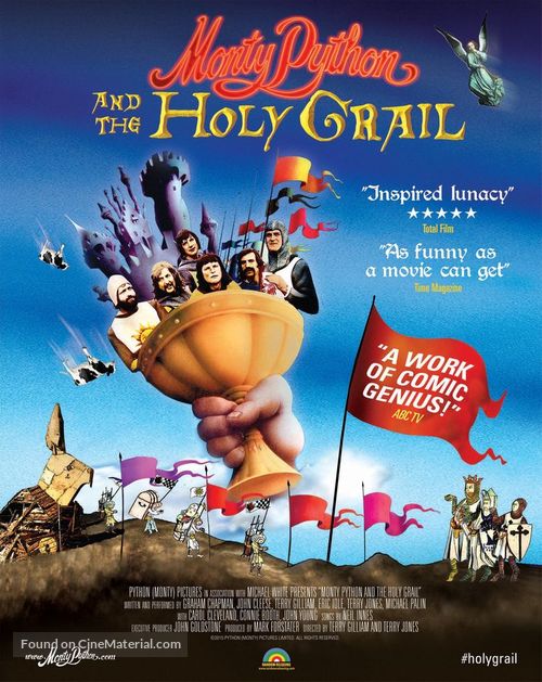 Monty Python and the Holy Grail - Re-release movie poster