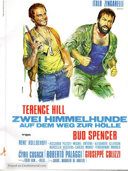 Pi&ugrave; forte, ragazzi! - German Movie Poster