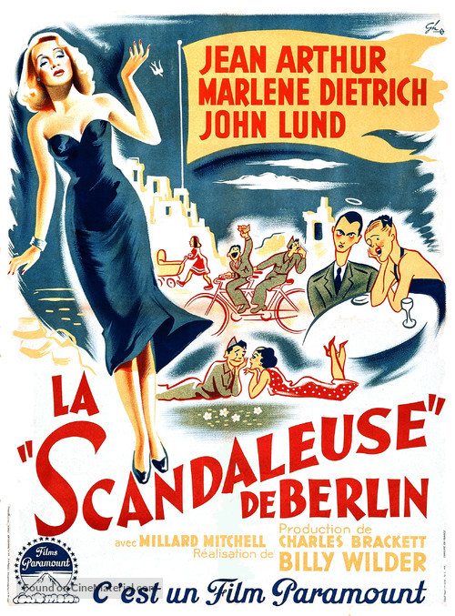 A Foreign Affair - French Movie Poster