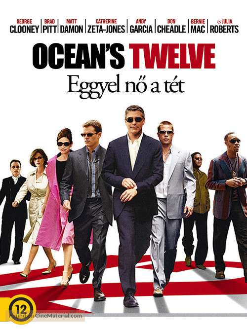 Ocean&#039;s Twelve - Hungarian Movie Cover