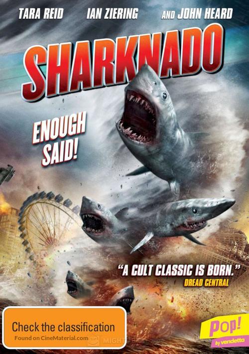 Sharknado - Australian DVD movie cover