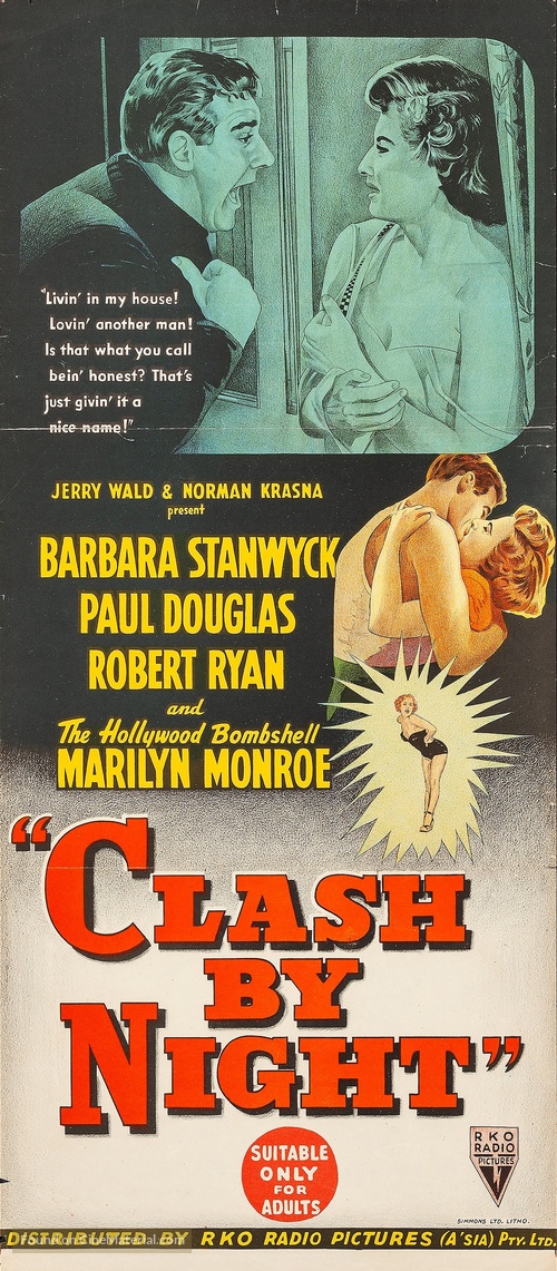 Clash by Night - Australian Movie Poster