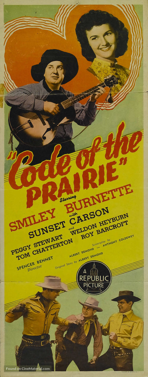 Code of the Prairie - Movie Poster