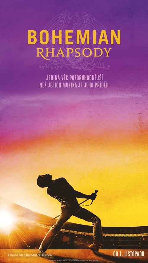 Bohemian Rhapsody - Czech Movie Poster