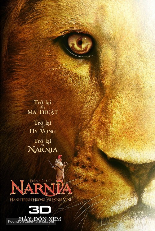 The Chronicles of Narnia: The Voyage of the Dawn Treader - Vietnamese Movie Poster